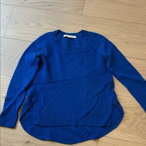 Diane Von Furstenberg Royal Blue Crew Neck Sweater